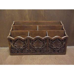 ビンテージ~20's○LEADERウッドウォールハンガー○231116i7-rack