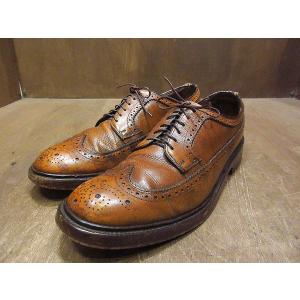 ビンテージ○Johnston & Murphyストレートチップシューズ黒size 10 D