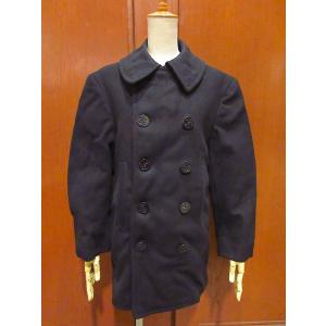 ビンテージ30's40's○U.S.NAVY 10ボタンピーコート○210113s2-m-ct