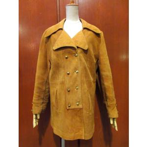 ビンテージ70's○レディース4つポケットスウェードジップアップ