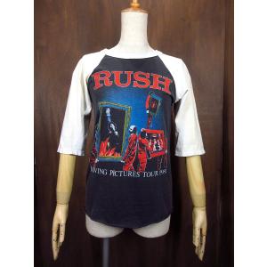 ビンテージ90's○THE ROLLING STONESプリントラグランTシャツ白×黒size