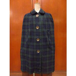 USED古着(ユーズドフルギ) 手書きロゴ ペイントデザインウールポンチョ