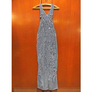 ビンテージ60's70's○OSHKOSHヒッコリーストライプオーバーオール実寸