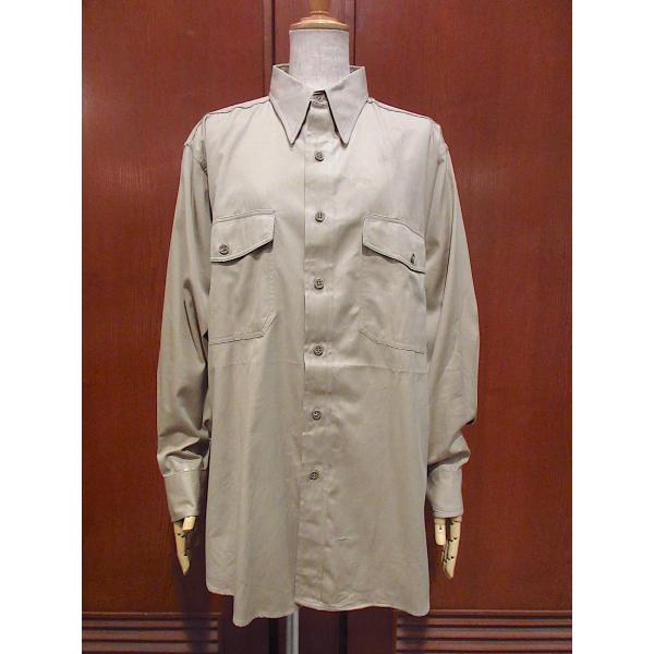 ビンテージ40's●HANOVERマチ付きワークシャツsize 15 1/2-33●220902r6...