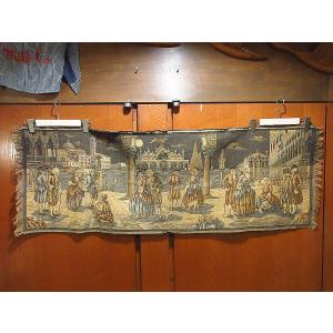 ビンテージ40's50's○メキシカンラグ約222cm × 約160cm○240911m1-rug