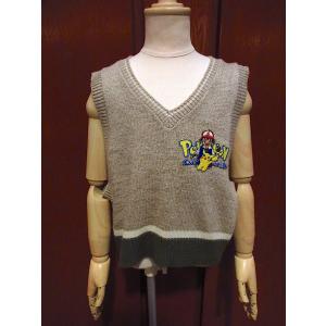 Polo by Ralph Laurenキッズケーブル編みニットベスト青sizeS(8