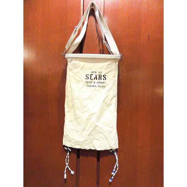 ビンテージ70’s●DEADSTOCK SEARSキャンバスアップルピッキングバッグ●221216k...