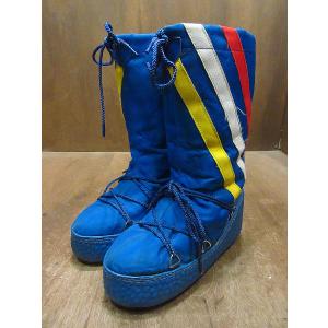ビンテージ70's☆SNOWLANDスウェード×ファーブーツsize8☆210428s10-w