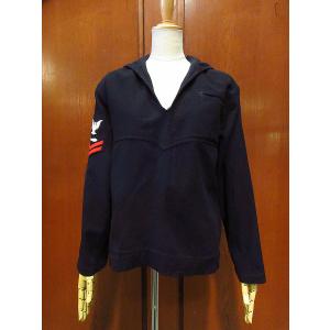 ビンテージ40's○U.S.NAVYウールセーラーシャツ○230115r6-m-lssh-mlt