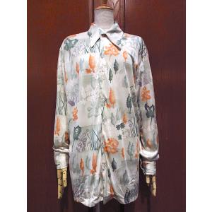 ビンテージ70's○SHIRT WORKSインド綿カラフルチェック×ストライプ
