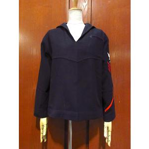 ビンテージ~40's☆U.S.NAVYステンシル入りデニムプルオーバーシャツ