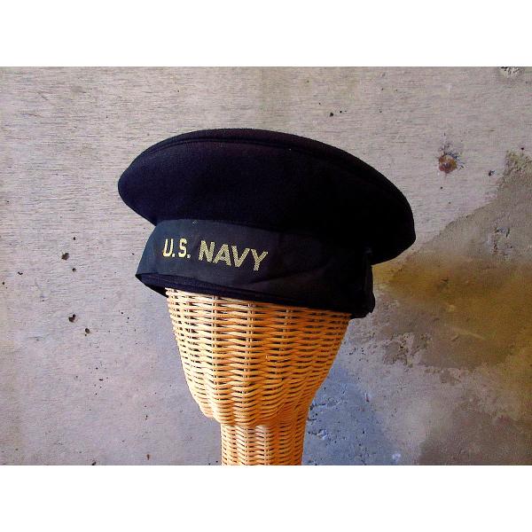 ビンテージ-40’s●U.S.NAVYウールベレー帽●231021k1-m-cp-ber -1940...