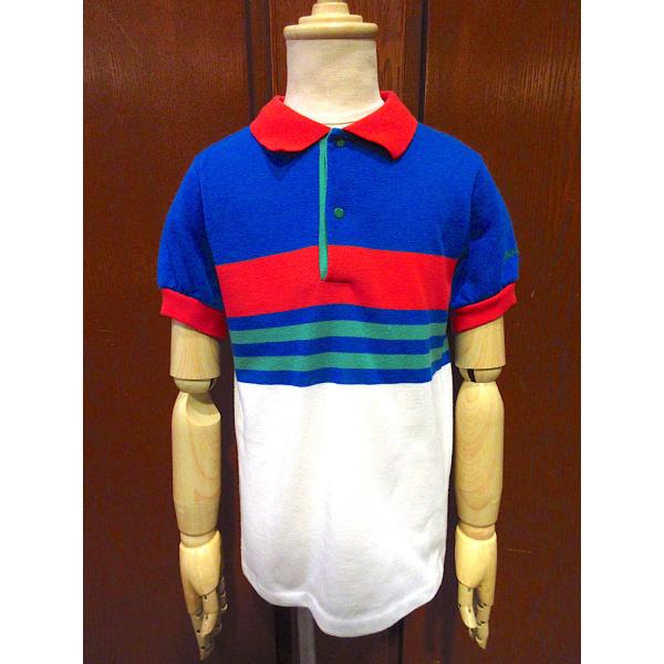 ビンテージ80's●OSHKOSH B'GOSHキッズライン入りポロシャツsize 7●231025...