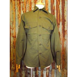 ビンテージ50's○U.S.NAVY CPOウールシャツ濃紺○230128r7-m-lssh-mlt