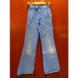 ビンテージ70's○JCPenneyキッズデニムフレアパンツ実寸W58cm