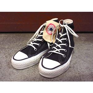 ビンテージ90's●DEADSTOCK CONVERSEキッズALL STAR HI黒size 12●240207c4-k-snk-19cm 1990sオールスターコンバースハイカット｜cozyvintage