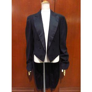 東*局様 希少 30s テーラードジャケット モーニングコート 黒 古着 ビンテ ビンテージ1900's○J. W. COATS & CO.モーニングコート黒○220104s1-m
