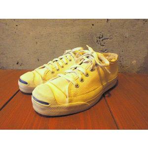 ビンテージ90’s●CONVERSEジャックパーセル白実寸23cm●240312k6-w-snk-2...