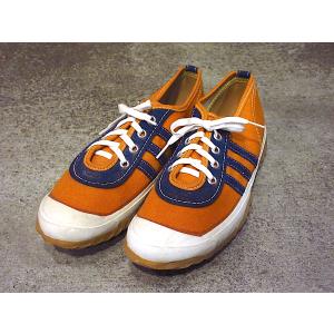 ビンテージ60's70's○DEAD STCOKキッズキャンバススニーカー2 1/2