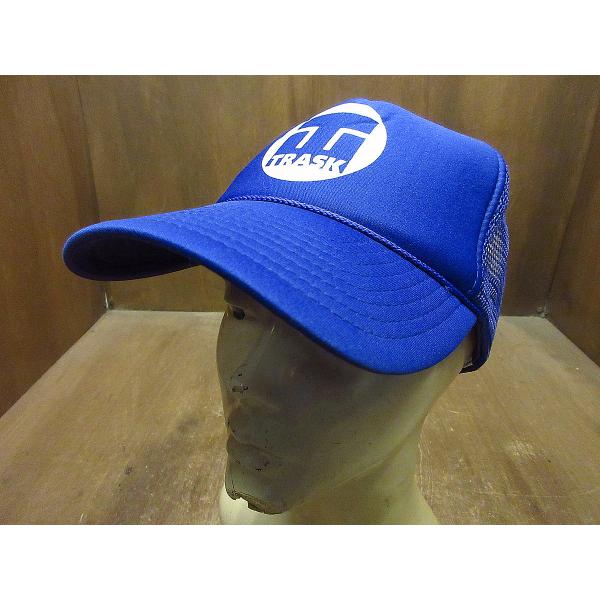 ビンテージ90's●DEADSTOCK TRASKスナップバックメッシュキャップ紫●240408i5...