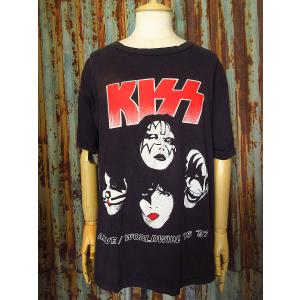 VINTAGE ヴィンテージ 90s KISS ALIVE WORLDWIDE TOUR 1996 TEE キッス