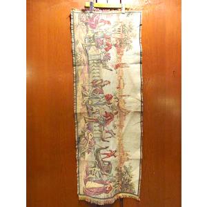 ビンテージ40's50's○メキシカンラグ約222cm × 約160cm○240911m1-rug