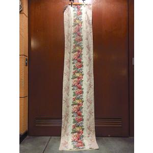 ビンテージ~40's○花柄カーテンsize 約114cm × 約108cm ビンテージ~40's○花柄カーテンsize 約114cm × 約108cm