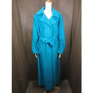 ビンテージ70's○ネイティブ柄アクリルニットガウンsize 14○250111j5
