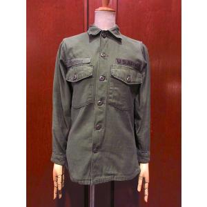 ビンテージ60's☆U.S.ARMY コットンポプリンユーティリティシャツ