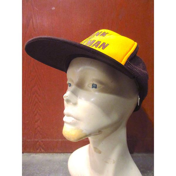 ビンテージ70’s80’s●DEADSTOCK BANK OF WHITMAN 5パネルスナップバッ...
