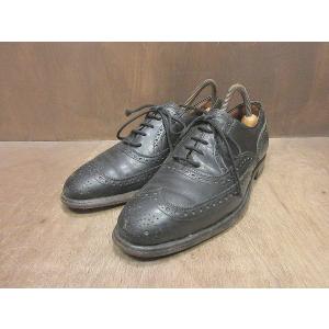 ビンテージ○Johnston & Murphy Heritageレザーウイングチップシューズ