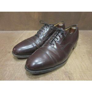 JOHNSTON&MURPHY / 70s/ウィングチップ内羽根/シューズ/ブラック/レザー// JOHNSTON&MURPHY◇70s/ウィングチップ内羽根/シューズ/ブラック/レザー