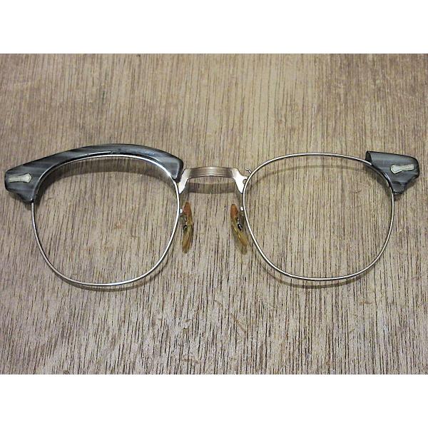 ビンテージ60's●サーモントブロー眼鏡●250404z7-eyglsメガネアイウェア