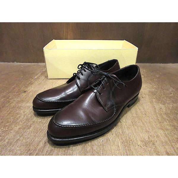 ビンテージ50&apos;s60&apos;s●DEADSTOCK FREEMANレディースレザーUチップシューズ茶si...