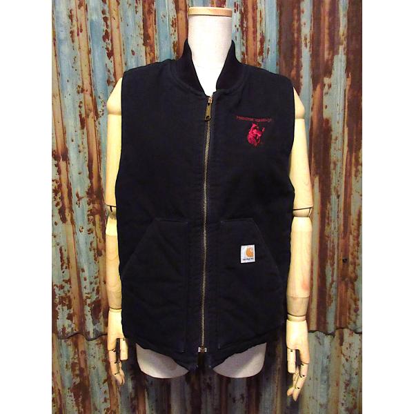 2000’s●Carhartt ”PENDLETON ROUND-UP”刺繍入りベスト黒size S...