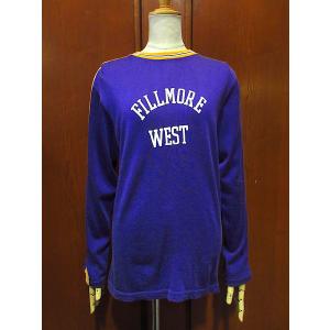ビンテージ60's●FILLMORE WEST長袖ジャージTシャツsize L●260305n3-m-lstshフィルモアウエストビルグラハムロックライブハウス古着