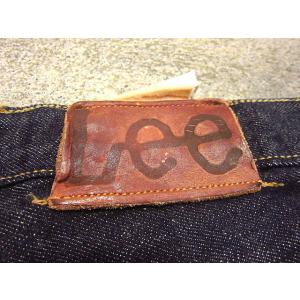 ビンテージ40's50's☆Lee 101Bセンター赤タグW106cm☆30's60's古着リー