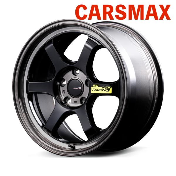 新品4本 MID Racing R06  17x 7.5J +40 (ET40) 5穴 PCD 10...
