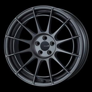 新品4本セット エンケイ ENKEI NT03RR 18x9.0J (9J) +45 (ET45) 5穴 PCD 112 Matte Dark Gunmetallic (ガンメタ)