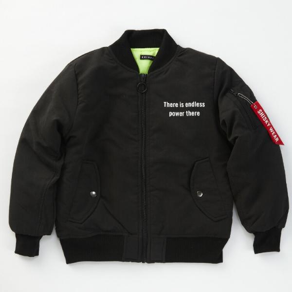 訳アリ MA-1 子ども キッズ ブルゾン 中綿 フライトジャケット ジャンパー 男の子 女の子 兼...