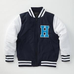 スタジャン 子ども キッズ ブルゾン 中綿 スタジアムジャンパー