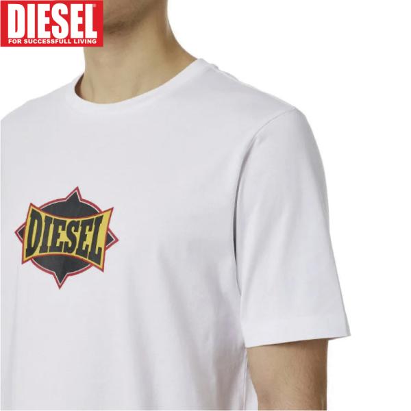 XL/新品 DIESEL グラフィック ロゴ Tシャツ JUST-C13 メンズ レディース ブラン...