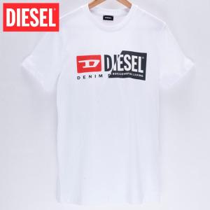 XXL/新品 DIESEL ディーゼル 新旧ロゴ Tシャツ DIEGO-CUTY メンズ レディース ブランド カットソー 白｜cpdonline-store