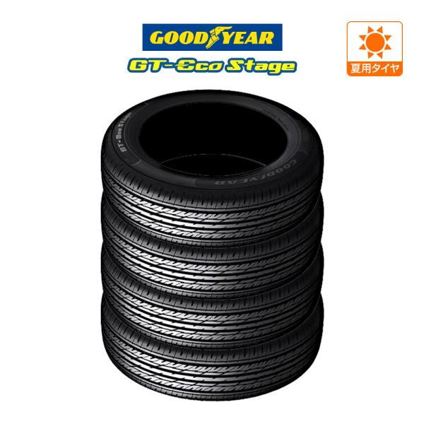 グッドイヤー GT-エコ ステージ 165/65R15 81S サマータイヤのみ・送料無料(4本セッ...