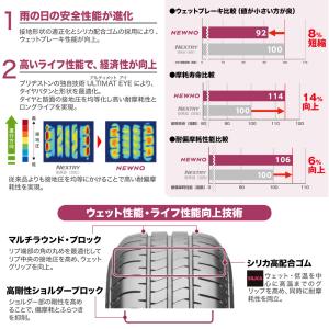 ブリヂストン NEWNO ニューノ 155/6...の詳細画像2