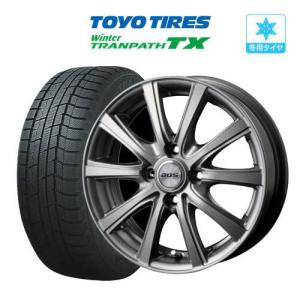 スタッドレスタイヤ ホイール 4本セット DOS SE-10R TOYO ウィンタートランパス TX 165/65R14 ルーミー等