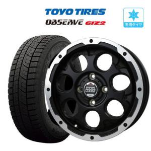 スタッドレスタイヤ 4本セット ロックケリー カルデラ TOYO オブザーブ GIZ2(ギズツー) 165/65R15 タフト｜cpm