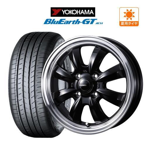 サマータイヤ ホイール 4本セット ウェッズ グラフト 8S YOKOHAMA ブルーアース GT ...