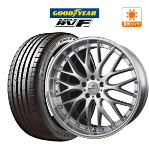 サマータイヤ ホイール 4本セット BADX ロクサーニ マルチフォルケッタ 9.0J グッドイヤー イーグル RV-F  245/35R20｜cpm