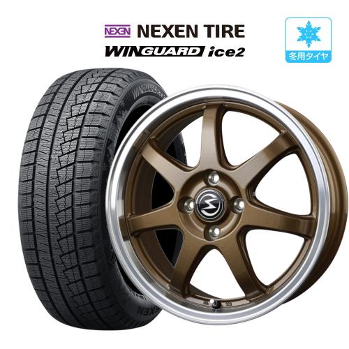 スタッドレス タイヤ ホイール 4本 14インチ 4穴 pcd100 エスホールド S-7S ネクセ...